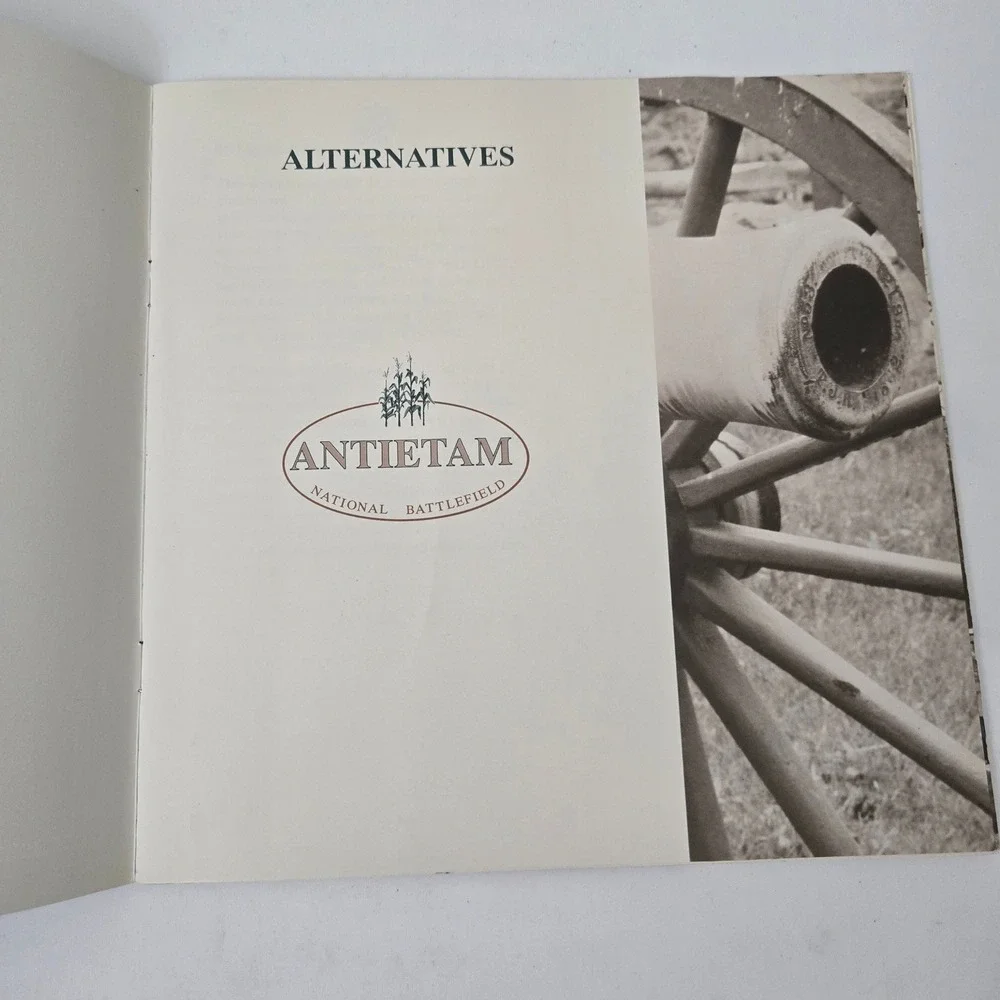 Vintage 1990 Antietam National Battlefield Alternatives Booklet NPS USA Made